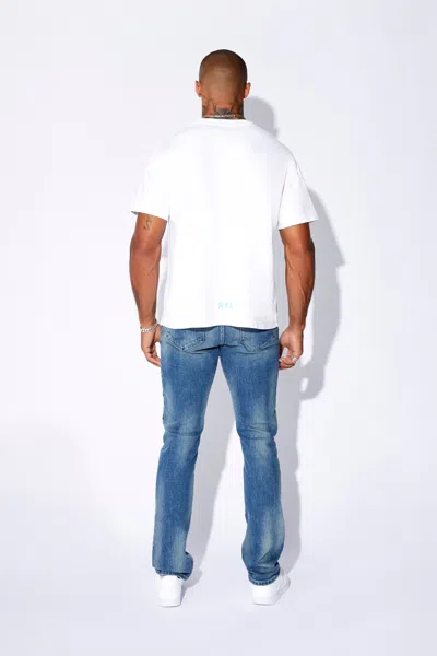 Rta Liam Short Sleeve Tee In White