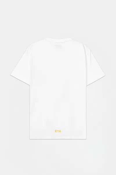 Rta Liam Short Sleeve Tee In White