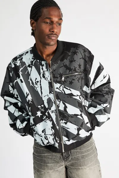 Rta Lio Bomber Jacket In Multi
