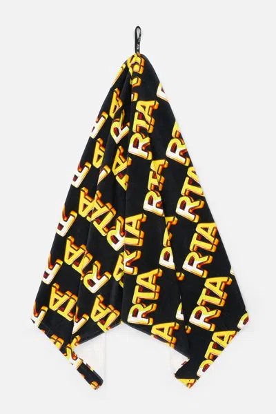 Rta Noah Beach Towel In Black