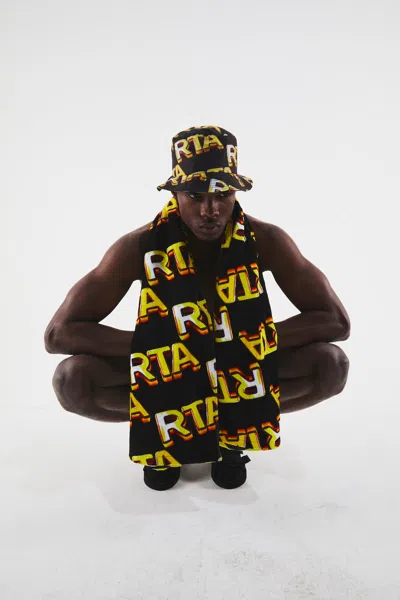 Rta Noah Beach Towel In Black