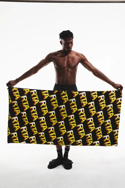 Rta Noah Beach Towel In Black