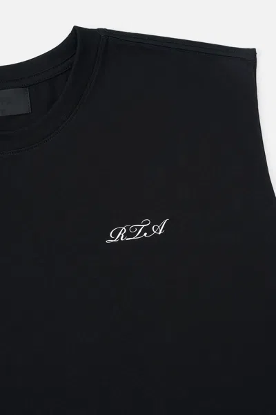 Rta Logo Muscle T-shirt In Black
