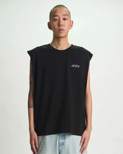Rta Logo Muscle T-shirt In Black