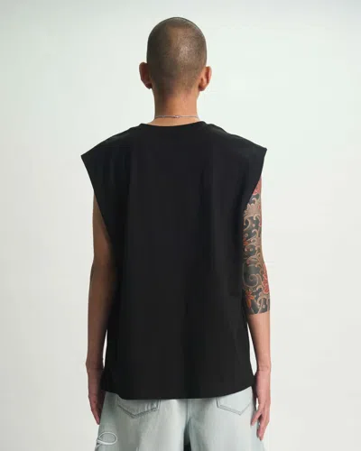 Rta Logo Muscle T-shirt In Black