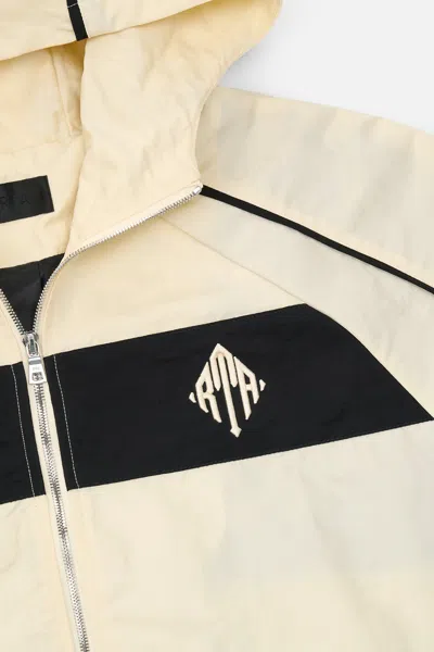 Rta Zayden Hooded Logo Jacket In Neutral