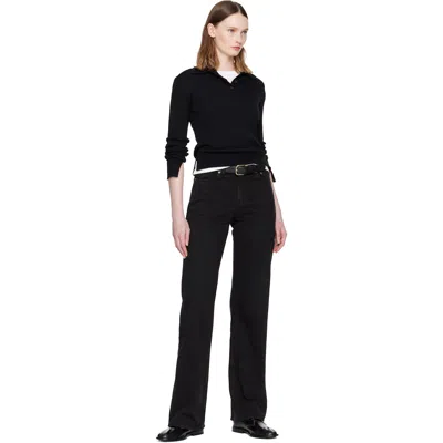 A.p.c. Black Rose Belt In Black