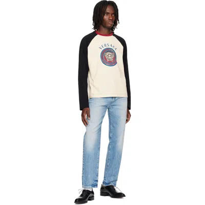 Versace Printed Cotton-jersey Regular T-shirt In White