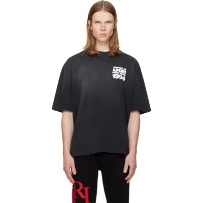 Amiri Mens Black 1994 Logo-print Skate Cotton-jersey T-shirt In Black