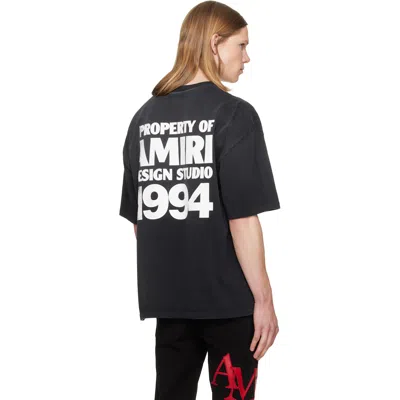 Amiri Mens Black 1994 Logo-print Skate Cotton-jersey T-shirt In Black