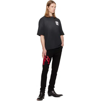 Amiri Mens Black 1994 Logo-print Skate Cotton-jersey T-shirt In Black