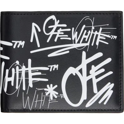 Off-white Logo-detail Bifold Wallet In Black