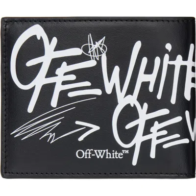 Off-white Logo-detail Bifold Wallet In Black