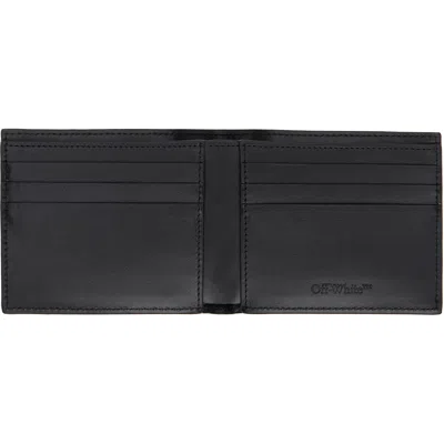Off-white Logo-detail Bifold Wallet In Black