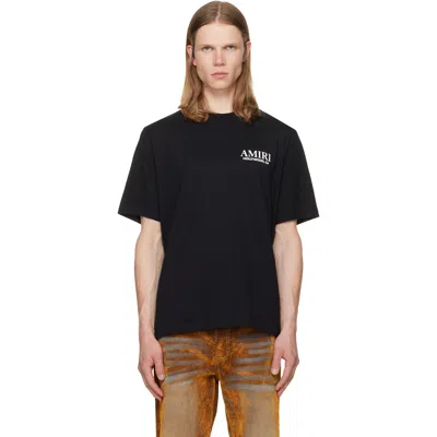 Amiri Black Bones Stacked T-shirt In Black