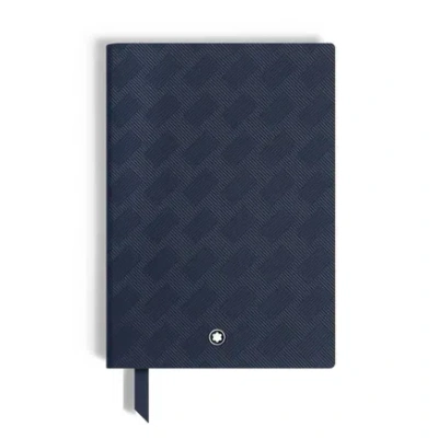 Montblanc Medium Notebook In Extreme Leather In Blue