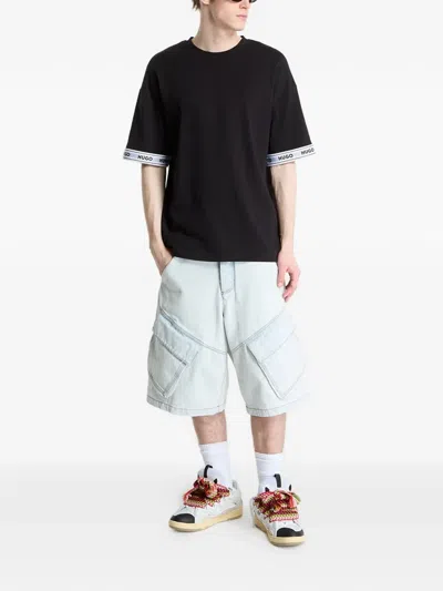 Hugo Boss Boss Basic Cotton T-shirt In Black