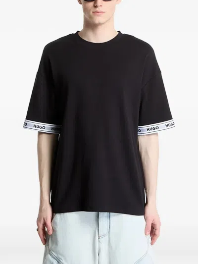 Hugo Boss Boss Basic Cotton T-shirt In Black