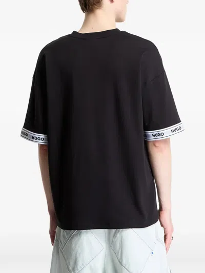 Hugo Boss Boss Basic Cotton T-shirt In Black