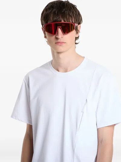 Tilak Poutnik Zip-pocket T-shirt In White