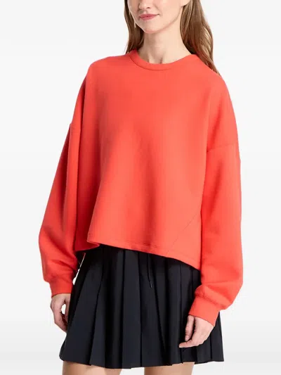 Nike Impossiblysoft Oversized Sweater In Red