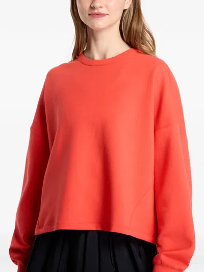 Nike Impossiblysoft Oversized Sweater In Red