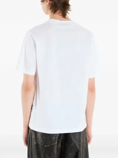 Wasted Elevation Graphic-print T-shirt In White