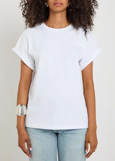 Victoria Beckham Tilly Cotton Jersey T-shirt In White