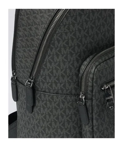 Michael Michael Kors Hudson Patterned Backpack In Black