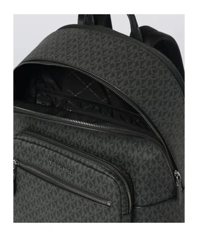 Michael Michael Kors Hudson Patterned Backpack In Black