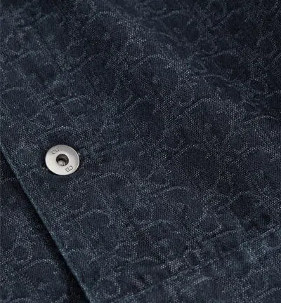 Dior Cropped Jacket In Blue