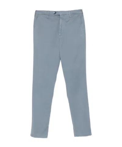 Canali Button Chinos In Blue