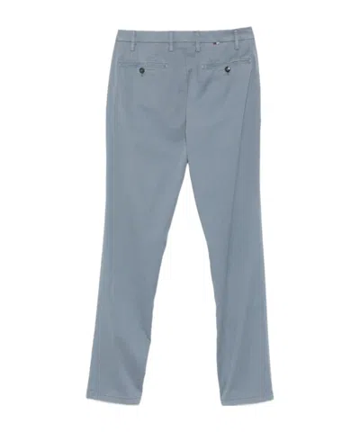 Canali Button Chinos In Blue