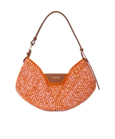 Loewe Medium Swing Shoulder Bag In Orange