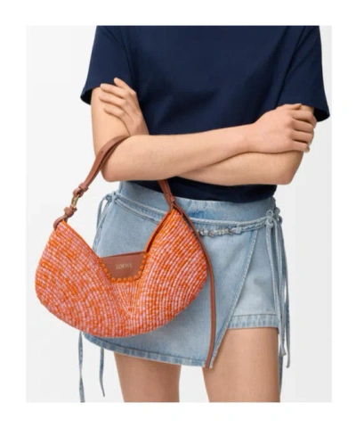 Loewe Medium Swing Shoulder Bag In Orange