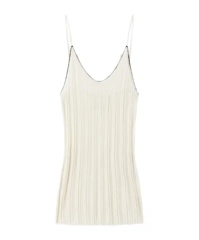 Isabel Marant X India Knitted Pullover In White