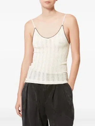 Isabel Marant X India Knitted Pullover In White