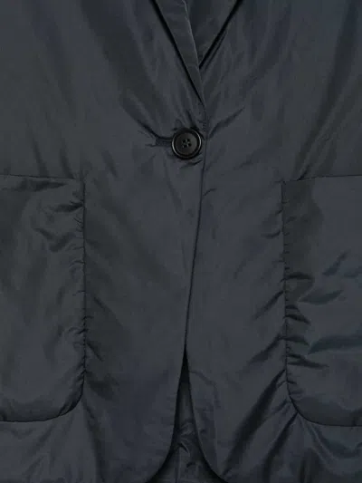 Aspesi Jacket Long Sleeves Notched Lapels Front Pockets In Blue