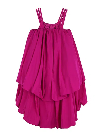 Chloé Tiered Strap Dress In Pink