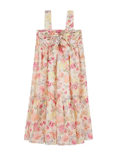 Chloé Floral-print Dress In Multi