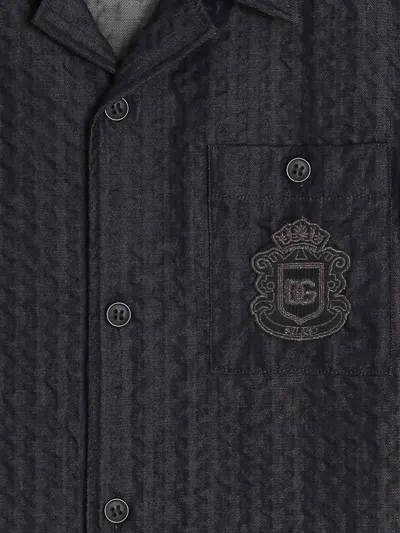 Dolce & Gabbana Denim Shirt In Blue