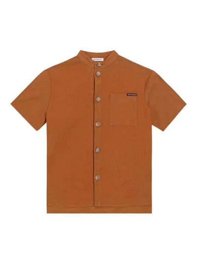 Dolce & Gabbana Shirt Kids Color Camel In Brown