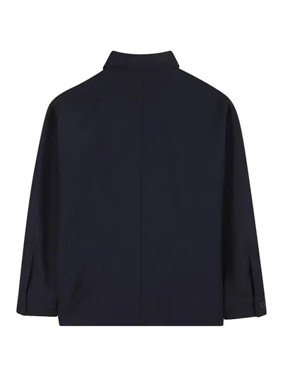 Givenchy Buttoned Pocket Suit Jacket In Blue