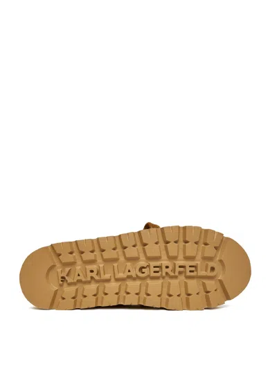 Karl Lagerfeld Skylar Lo Pull On Boot In Brown