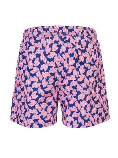 Kiton Geometric-print Drawstring Swim Shorts In Multi