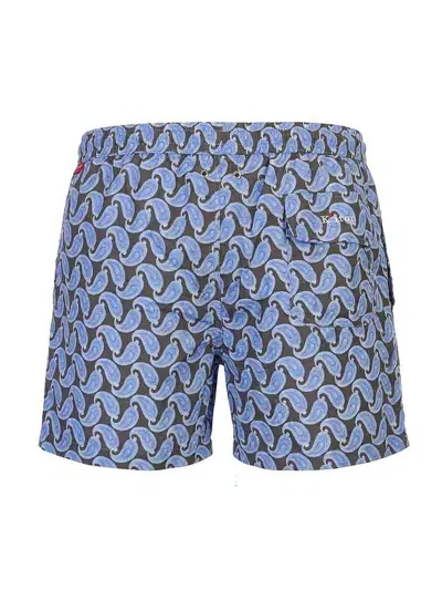 Kiton Swimsuit In Blue