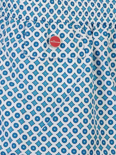 Kiton Swimsuit In Blue