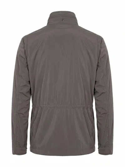 Montecore Drawstring-waist Field Jacket In Gray