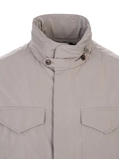 Montecore Multi-pocket Field Jacket In Gray