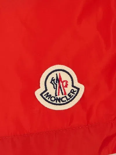 Moncler Boxer Mare In Red